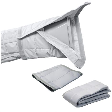 Tuyau de climatisation pour climatiseur portable - 12,7 cm à 15 cm de diamètre - Pour isolation thermique (fermeture éclair) (1/5)