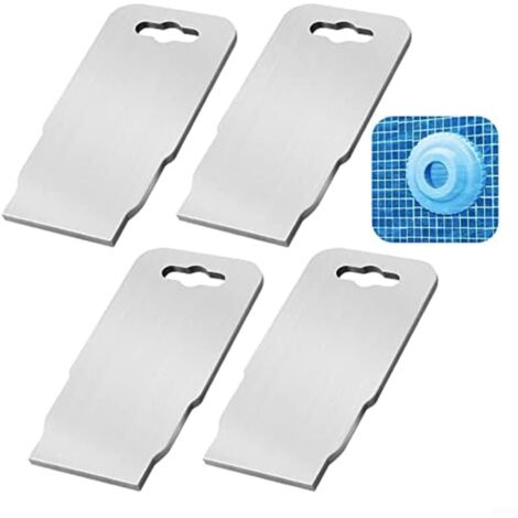 Applicable Lot de 4 outils de retrait de siège oculaire en acier inoxydable pour jet de retour Entretien de piscine SP1419T Compatible avec buse de reflux facile pour hivernage des piscines enterrées (1/5)