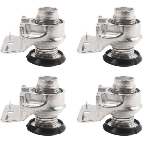 Lot de 4 pieds de nivellement réglables pour meubles robustes pour pieds de table, armoires, rehausseurs en alliage de zinc (1/5)
