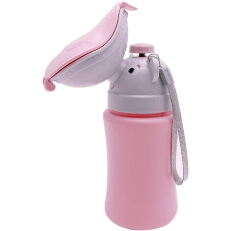 Urinoir Enfant Portable Bébé Enfant Toilettes d'Urgence Portative Pot de Voyage Hygiénique d'Urinoir de Pot de Bébé d'Enfant pour Voyage,Voiture,Camping, Fille (1/5)