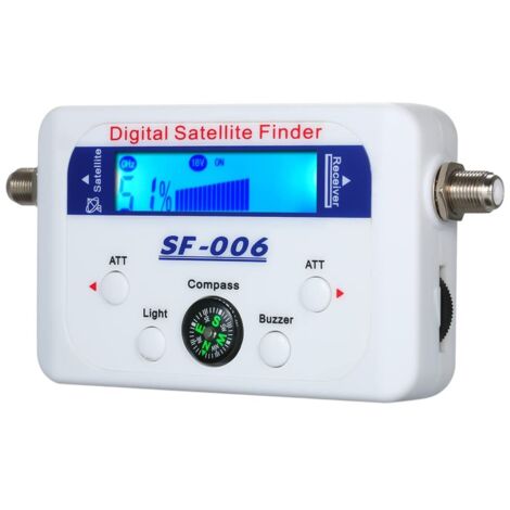 chercheur d'étoiles, Détecteur de Signal Satellite numérique Mini Satellite Détecteur de Signal Satellite numérique avec écran LCD Satfinder numérique avec Boussole (1/5)