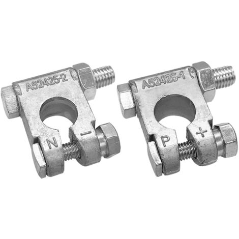 Military Spec Battery Terminal End, Top Post Battery Terminal Set for Marine Car Boat RV Vehicles (1 paire) (1/5)