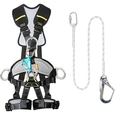 Harnais D'Escalade Harnais Antichute Complet Du Corps, Harnais de Protection Contre Les Chutes Du Corps Complet, Ceinture de Sécurité Pour Le Travail Aérien/B (1/4)