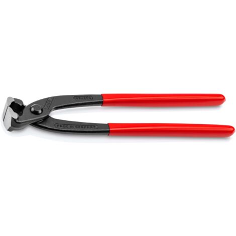 Tenaille russe (Pinces bétonneur ou pinces réparateur) noire atramentisée, gainées en plastique 250 mm 99 01 250 (1/5)