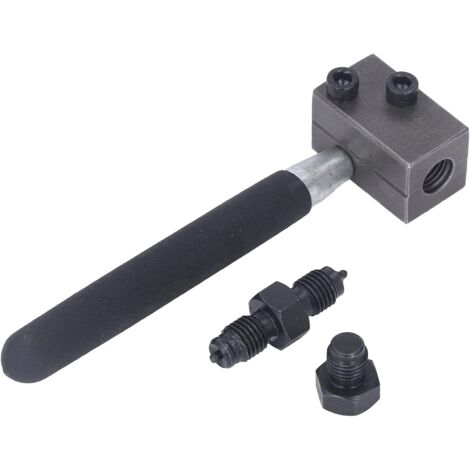 Applicable Outil à double évasement,3/16in Tuyau de conduite de frein Outil à double évasement SAE à 45 degrés en acier au carbone pour tubes en cuivre nickelé en acier automobile (1/5)