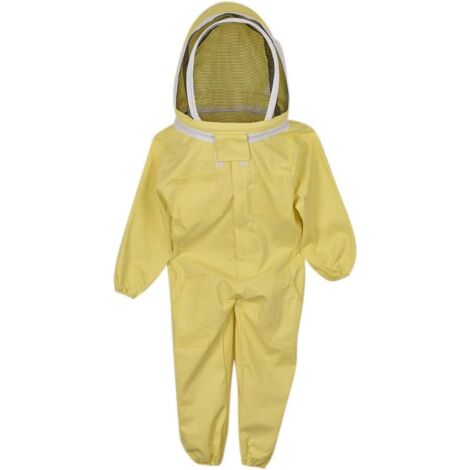 Vêtements D'Apiculture Équipement D'Apiculture pour Enfants Combinaison D'Apiculture Vêtements Complets, Combinaison De Protection De Visiteur De Ferme, Combinaison D'Apiculteur(M)