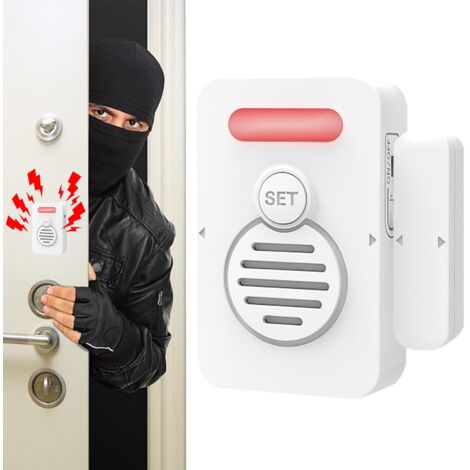 Porte d'alarme de réfrigérateur ouverte - Capteur de congélateur avec rappel vocal Petit dispositif de sécurité pour maison, magasin, école, magasin, sécurité réfrigérateur, (1/5)