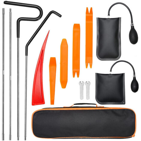 Kit d'outils d'ouverture de porte voiture – Acier massif – Outils d'urgence pour ouverture sans endommager – Réparation rapide (1/5)