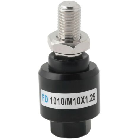1pc FD1010 Cylindre Fl-oating Joint M10 x 1,25 fileté Cylindre d'air Coupleur Flottant Noir (1/4)