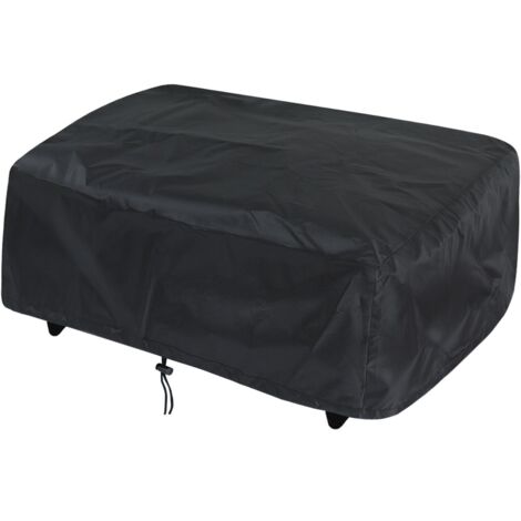 Housse de Protection pour ,Dimension 80x60x25 cm,Imperméable, Anti-UV, Noir,Housse Universelle Gazinière Barbecue d’Extérieur