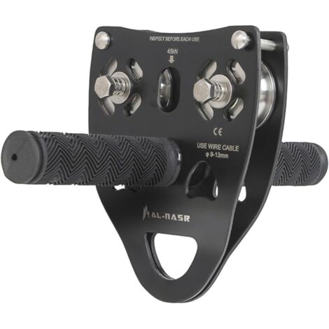 Poulie d'escalade, Dispositif de Traction 45kN, Bloc de gréement de Corde, poulie d'extérieur pour Escalade d'arbre, Sport de Plein air (1/5)