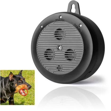 Nouveau modèle de dissuasion à ultrasons pour chiens – Contrôle anti-aboiement auto-activé pour petits et grands chiens, design étanche rechargeable, portée de 10 m, aide à l'entraînement