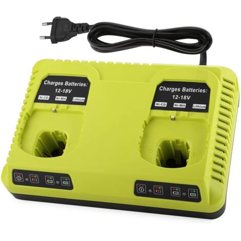 Applicable P117 Chargeur pour Ryobi Batterie 18V One+ P108 P107 P104 P105 P102 P103 P117 P118 pour Ryobi Chargeur Batterie Li-Ion/Ni-Mh/Ni-CD (1/5)