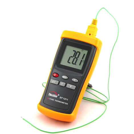 Testeur monocanal de type K de thermomètre numérique pour la mesure de température industrielle (1/5)