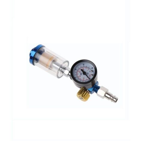 AFR2000 Régulateur de pression d'air Séparateur d'eau Filtre piège Compresseur d'aérographe avec raccords MPA Jauge de pression Combinaison (1/5)