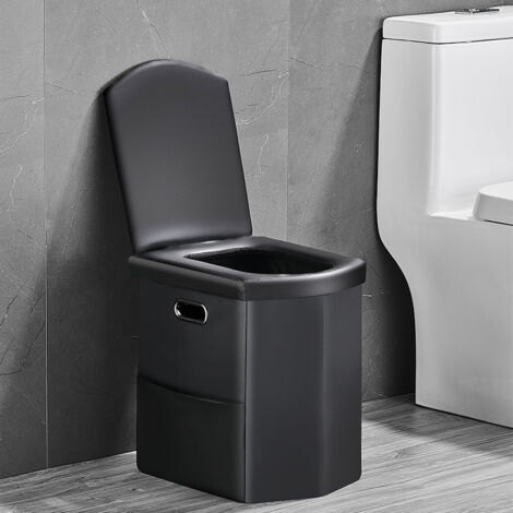 VEVOR Toilette Portable avec Chasse d'Eau Toilette de Camping avec Réservoir à Matières 12 L