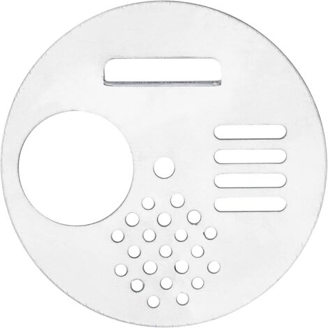 10 Pcs Abeille Ruche Porte D'entrée en Acier Inoxydable, Abeille Hive Disque Disque Rond Abeille Nid Equipement Porte Vent Apiculture Outils (1/4)