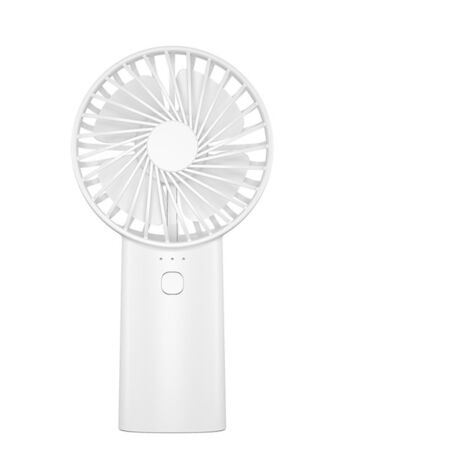 Ventilateur Portable Ventilateur d'extérieur Portable avec Cordon de Chargement USB et éclairage arrière, Faible Bruit, Longue durée de Vie de la Batterie(White) (1/5)