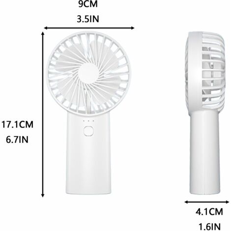Mini Ventilateur USB Sur Batterie – Silencieux, Portable – Neuf
