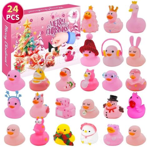 Calendrier De L’Avent Canards En Caoutchouc Lubibi 2024 – 24 Canards + 22 Accessoires Pour Enfants