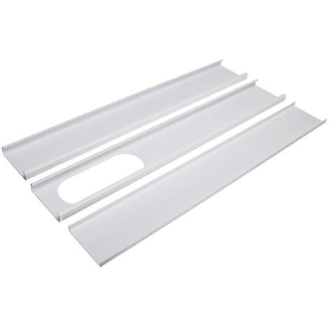 Kit de glissière de fenêtre 190cm pour climatiseur mobile – Matériau PVC – Ajustable pour différents modèles – Installation facile