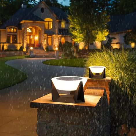 lampe de jardin 6 pièces lampes solaires pour jardin extérieur, lumières de clôture