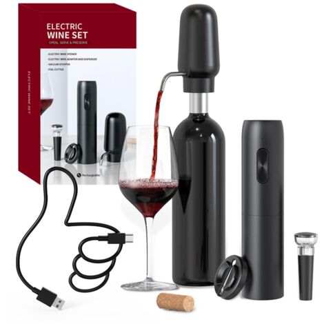 Set Fromage Et Vin Boska – Bec Verseur, Tire-bouchon, Couteau Parmesan – 13180 – Neuf