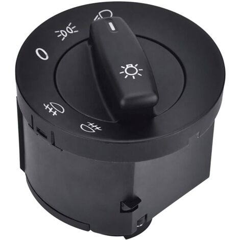 Applicable 1T1941431C Commande de commutateur de phare, Interrupteur de phare antibrouillard pour Tou-ran Jetta Golf Passat 1K0941431Q (1/5)