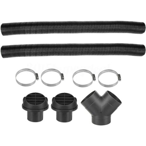 Kit De Raccord T 75mm Pour Tuyau De Chauffage Diesel, Avec Sortie D'air Chaud Et D'aération