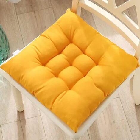 40x40Cm Coussins De Siège De Chaise De Jardin Carré/Ronde Tabouret De Bistro Patio Maison,Coussins Intérieur/Extérieur Couleur Unie De Maison De Jardin,Housse De Coussin De Meubles (1/5)