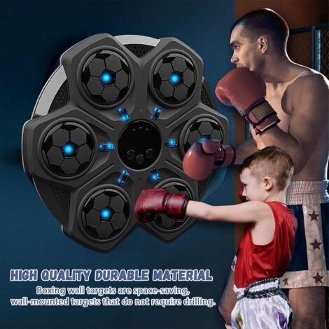 Machine De Boxe Musicale ALongSong – Murale, Bluetooth, éclairage LED, Avec Gants – Pour Enfants Et Adultes