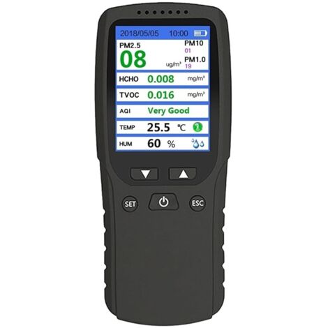 Appareils Mesurant Qualité Air Intérieur, Le moniteur portatif de détecteur de qualité de l'air suit le compteur de poussière de brume PM2.5 for l'inspection de gaz de voiture (1/5)