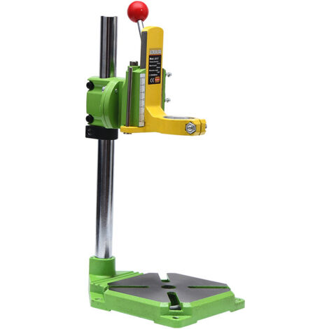 Support de Perceuse à Colonne, Support de Table de Dessus d'établi de Perceuse électrique Multifonction de Diamètre de Collier 38-43mm pour Atelier Industriel, Profondeur de Perçage Max 60mm