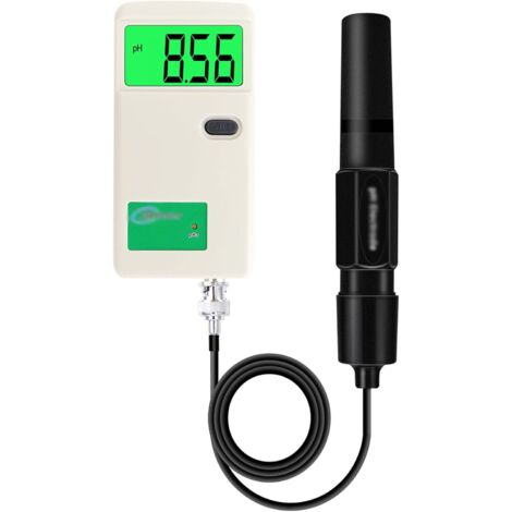Détecteur De PH Haute Précision, Testeur De Qualité De l'eau Numérique, Valeur De PH 0,01-14,00, avec Sonde Et Écran LCD, Température 0-50 °C/32-122 °F, pour Aquarium Hydroponique Piscine