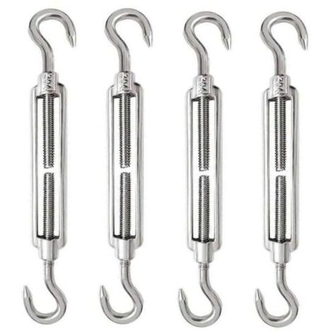 Tendeur Ridoir,Tendeur De Fil Crochet Et Crochet,8 Pièces Tendeur Cable,Tendeur Inox,M8 Tendeur Cable Acier Inoxydable,Vis Tendeur Cable,Tendeur Cable Inox,Tendeur M8,Ridoir M8,Ridoir Inox M8 (1/5)