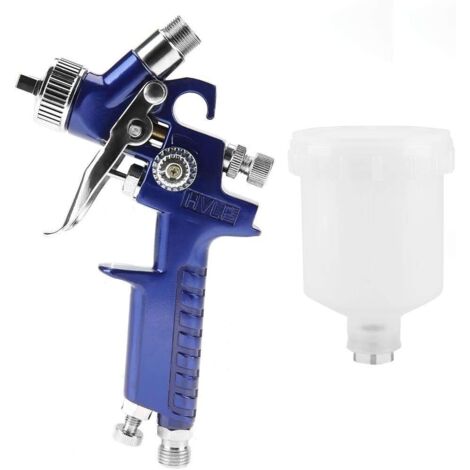 Pistolet à Peinture 125 ML 0.8mm Buse Pistolet de Pulvérisation d'air Mini Pistolet Pneumatique pour Réparation de Voiture Meuble, Pistolet À Peinture (1/5)