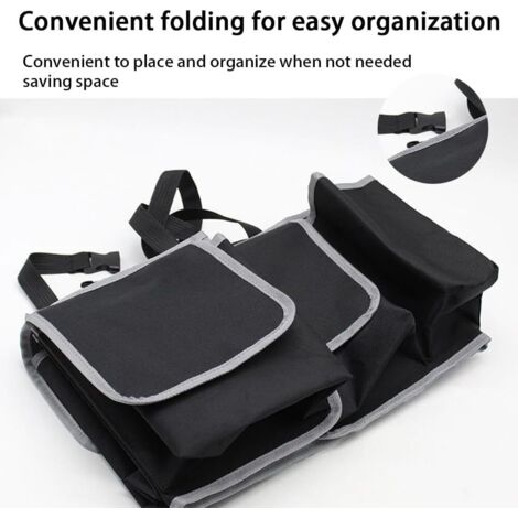 Sac De Rangement Universel Pour Cofe Arrière De Voiture, Filet En Maille Pour Siège, Ficelle