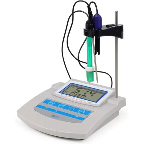 PH-mètre Numérique De Bureau, Détecteur De Qualité De l'eau par Micro-Ordinateur De Haute Précision, avec Fonction De Compensation De Température, pour Aquarium, Laboratoire, Pêcherie, Ferme (1/5)