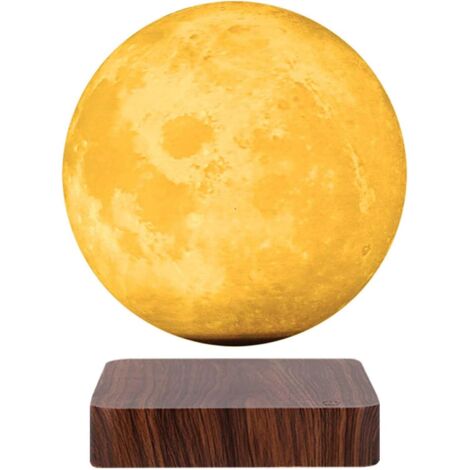 Lumière De Lune Suspension Magnétique Lumière De Lune Romantique Lumière Flottante Impression 3D Home Decor Accessoires14cm (1/3)