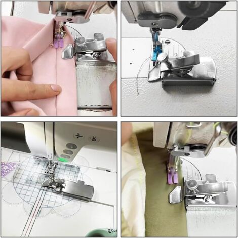 Guide De Couture Magnétique Avec Découseur Intégré - Accessoire 2 En 1 Pour Machine à Coudre, Aide à La Précision