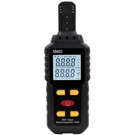 3 en 1 Détecteur EMF Numérique, Détecteur de Rayonnement Numérique Portable avec Rétroéclairage LCD pour Inspecter Maison, Bureau, Extérieur (1/5)