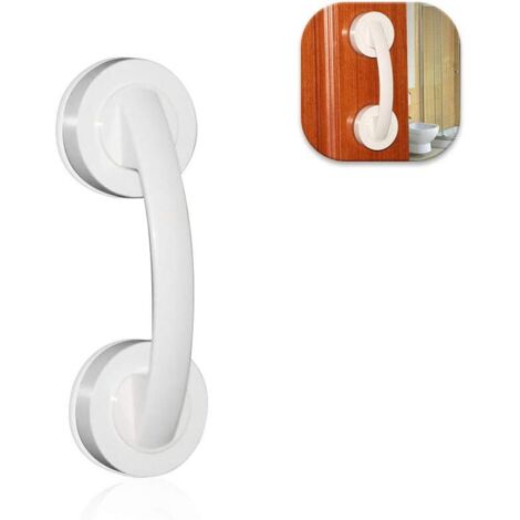 Poignée de Porte à Ventouse salle de bains anti-glissement aspirer les rails, poignée de mobilité portable avec ventouse super forte pour fenêtre de salle de douche (1/4)