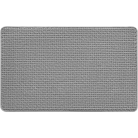 Tapis Absorbant Tapis d'entrée Tapis de Porte d'entrée Tapis d'intérieur Tapis de Sol de Salle de Bain Tapis de Salle de Bain pour Porche Maison Salle, Grey and L (1/5)