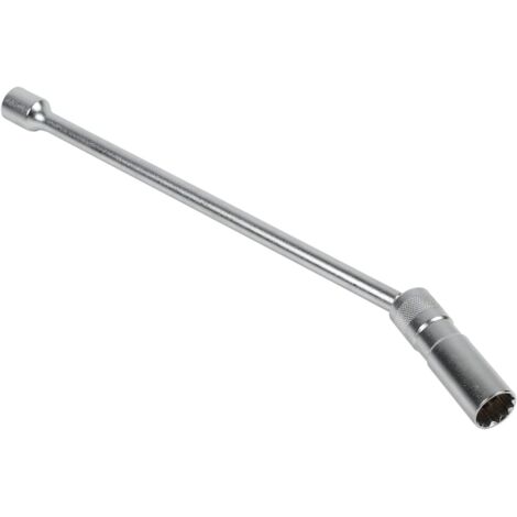 16 mm Douille de Bougie D'allumage -  Magnétique Clé à Bougie Pivotant à 360 ° 3/8 ", Outil de Retrait de Paroi Mince Oscillant à 12 Points Compatible avec BMW (Longue) (1/5)