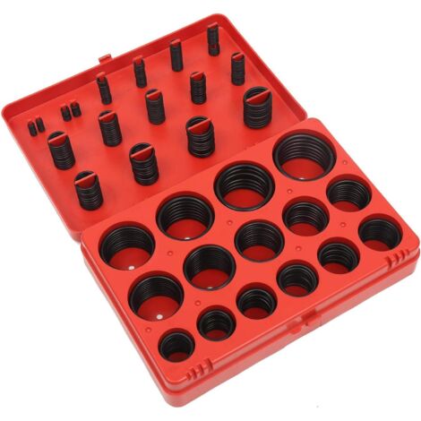 Lot De 225 Joints Toriques Noirs - Assortiment Pour Hydraulique, Paintball - Neuf