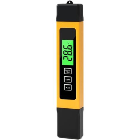 Compteur De Température Numérique TDS EC 3 en 1 0-9990ppm, Testeur De Pureté De l'eau, Stylo De Test De Conductivité for Aquariums d'eau Potable Mesure PréCise (1/5)