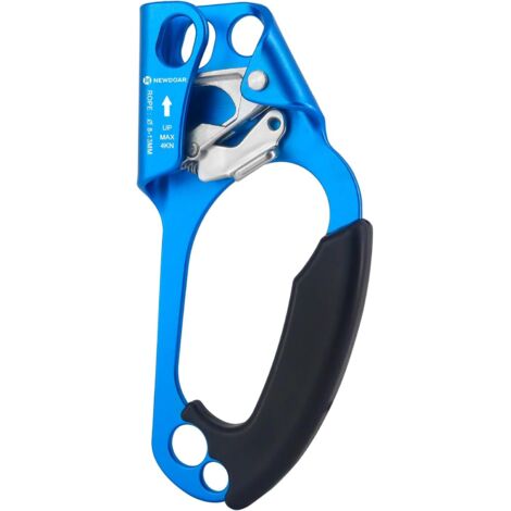 UIAA & CE Certifié Main Ascendeur d'escalade Arbre Arboriste Rappel Gear Équipement Corde Pince pour 813 MM Corde