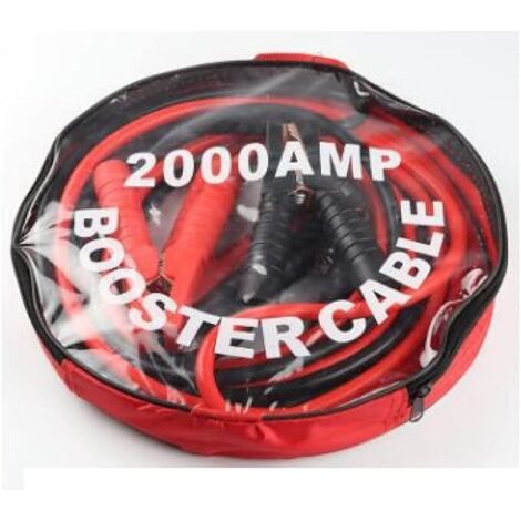 Câbles de démarrage Voiture 2 Mètres des 2 Cables avec Sac de Rangement fourni (2000A) (1/4)