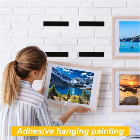 Uniclife 30 Bandes Scratch Double Face Extra Fortes 5x10 Cm – Ruban Auto-Agrippant Adhésif Puissant Pour Maison, Bureau, Bricolage Et Organisation