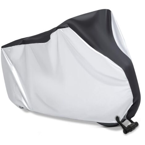 Housse De Vélo MINVOO – Protection Extérieure, Tissu Oxford 210D, UV, Pluie, Neige, Vent – 200x70x110 Cm – Antivol, Rangement, Légère 430 G
